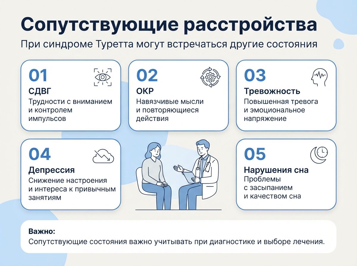Лечение синдрома Туретта в Кисловодске инфографика