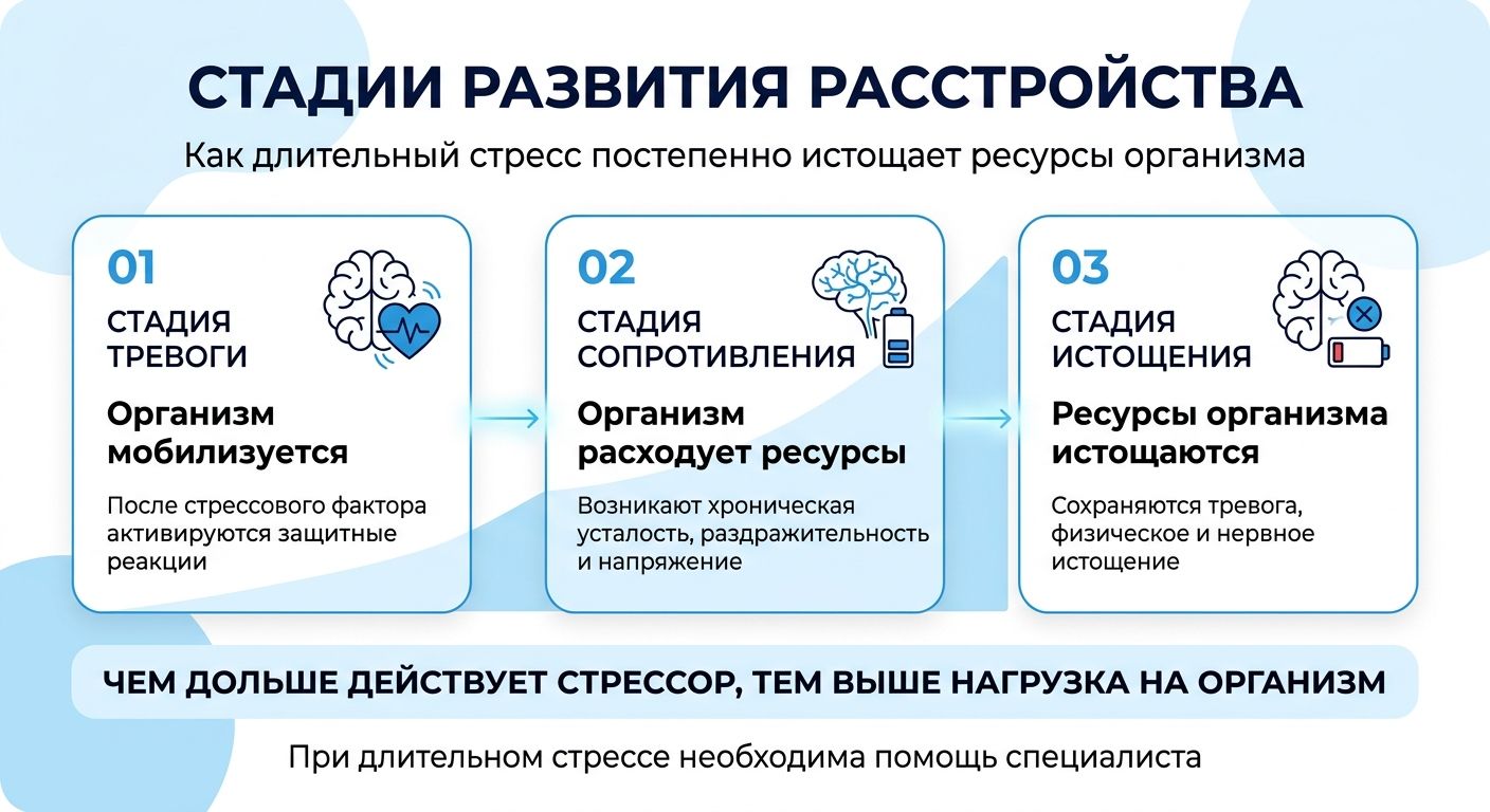 Лечение стресса в Кисловодске инфографика